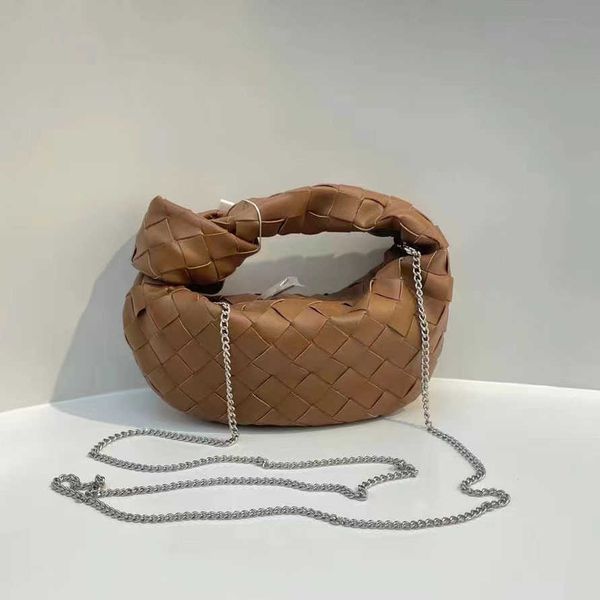 

8a quality designer botegss ventss jodie bags online shop for wholesale summer new fashion cowhide knitted knot handbag temperament chain wi