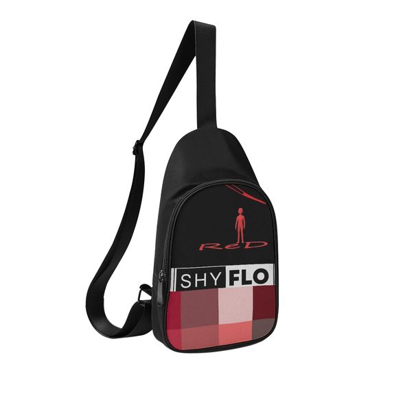 

diy custom men's chest bags women's shoulder bags chest bags red beautiful production of personalized exclusive custom couple gift