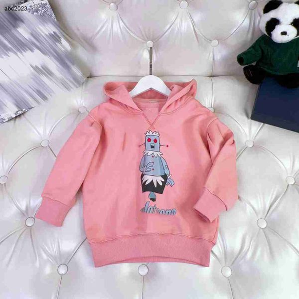 

new designer baby clothes kids hoodies cartoon robot pattern printing child sweater size 100-150 cm sweatshirts for boys girls aug25, Black