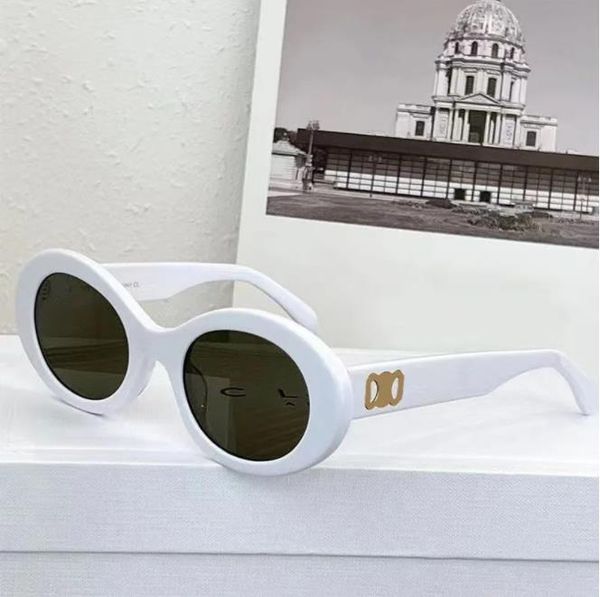 

retro sunglasses for women oval designer celinf sunglasses for men traveling fashion adumbral beach sunglasses, White;black