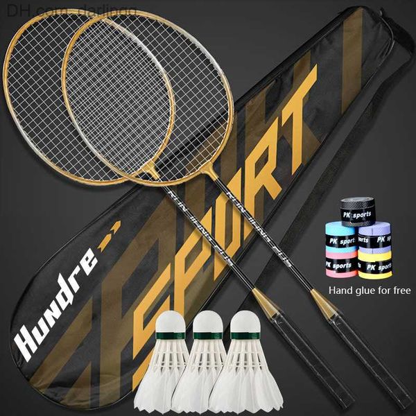 

badminton rackets customized iron alloy badminton racket set for sale q230901