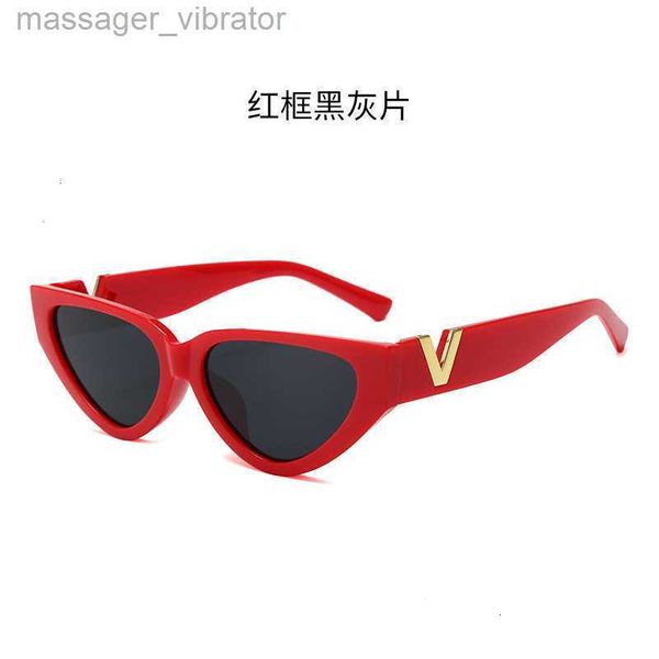 

trend cat's fashion eye sunglasses sunglasses v korean street pgraphy men and women square net red shape ins hfw6 bxu1, White;black