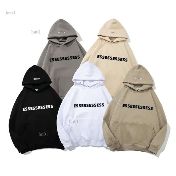 

ess warm hooded hoodies designer mens womens fashion streetwear pullover sweatshirts loose hoodies trousers suit 473, Black