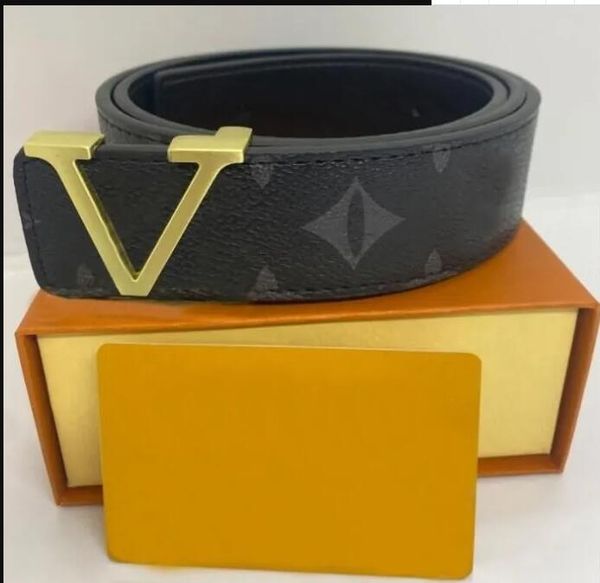 

designer belt men's belt classic fashion casual letter smooth buckle women's belt belt width 3.8cm, Black;brown