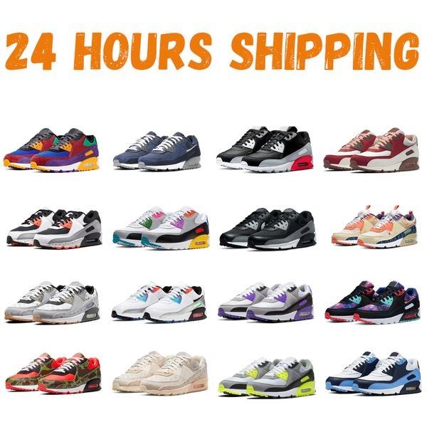 

max 90 running shoes men sneakers 90s women chaussures solar flare pn dust safety orange sail unc outdoor sport trainers 36-45 black white c