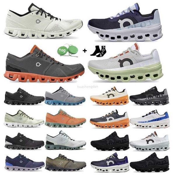

x on cloud nova 1 on running cloudmonster shoes womens sneakers onclouds mens trainers all black white glacier grey meadow green designer sn