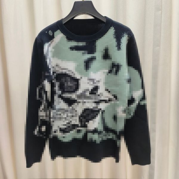 

2023 red/green letter print women's pullover brand same style women's sweaters dh084, White;black
