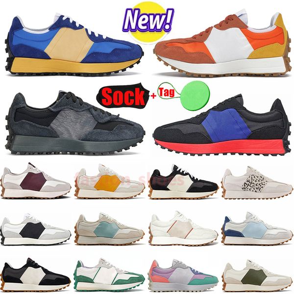 

2023 designer new 327 trainer mens womens casual shoes nb327 zapatilas nee mew balace green beige leopard print red leather street shoot ten, White;red