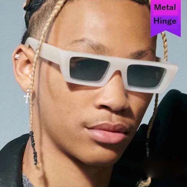 

small frame sunglasses trendy street shooting disco dancing ins fashionable, White;black