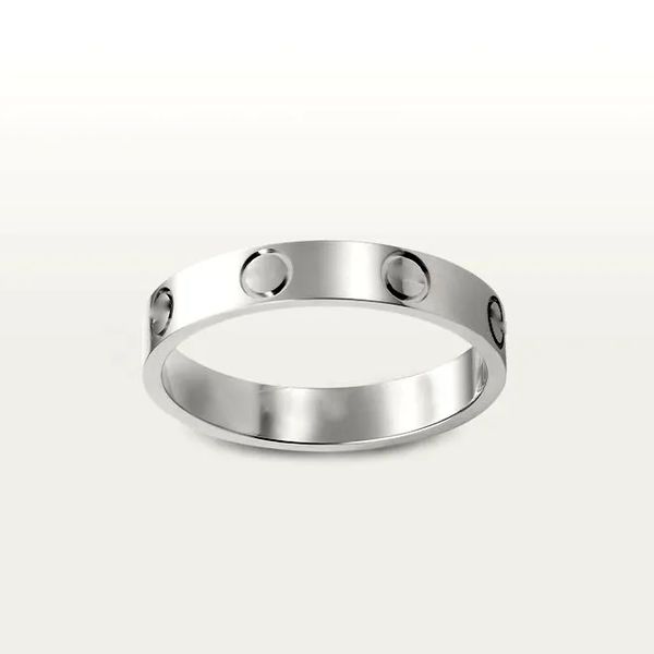 

love rings designer jewelry rose gold silver plated titanium steel with diamond fashion street hip hop casual couple classic designer ring f