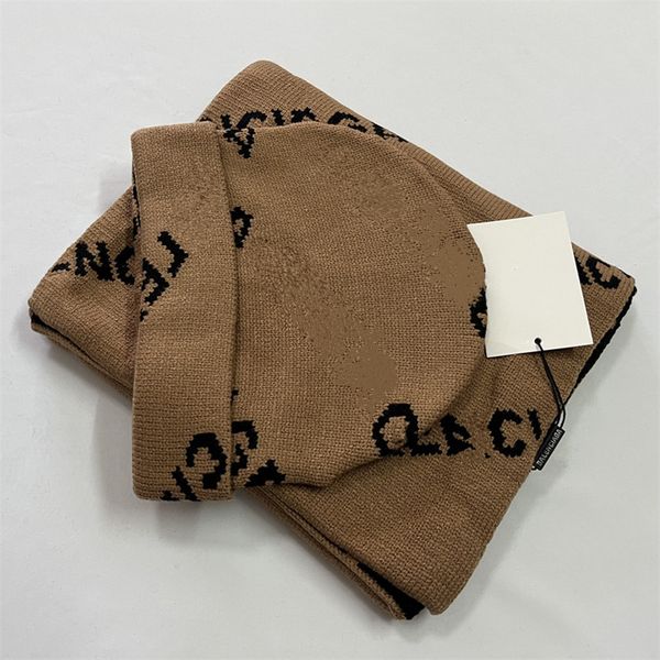 

scarf, hat scarf winter scarf hat set men's great wool letter female women's riverless copy comei scarf nide, Blue;gray