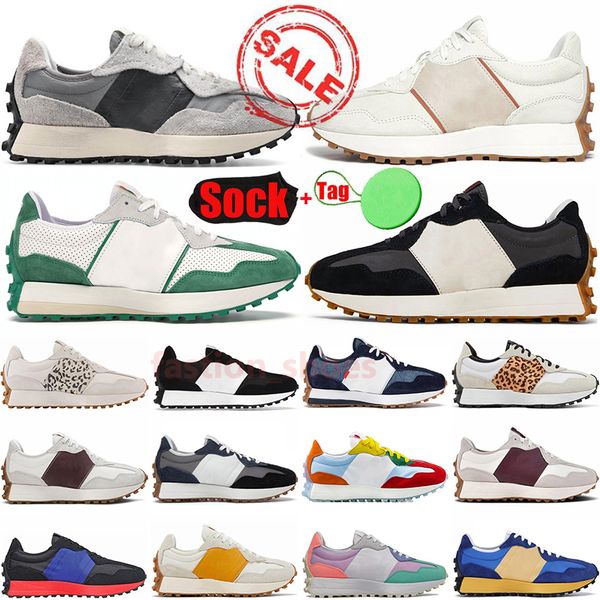 

n327 designer running shoes new 327 bb327 og sneakers white orange red black light camel beige cloud mens womens on 327s plate-forme trainer, White;red