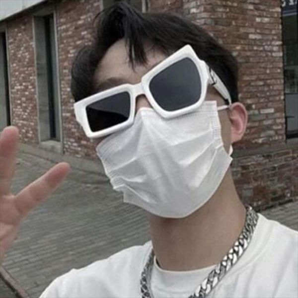 

eyebrow sunglasses irregular strange, White;black