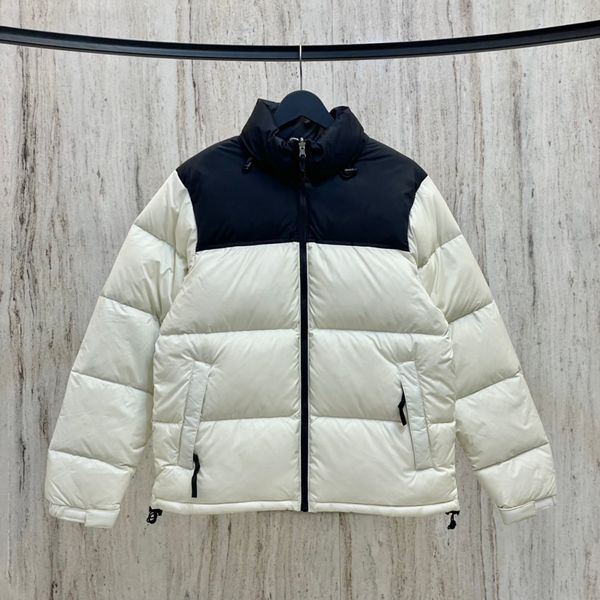 

tnf puffer jacket mens womens designer high edition classic down jacket windbreaker outerwear coat dual contrast down coat size xs-xxl, Black
