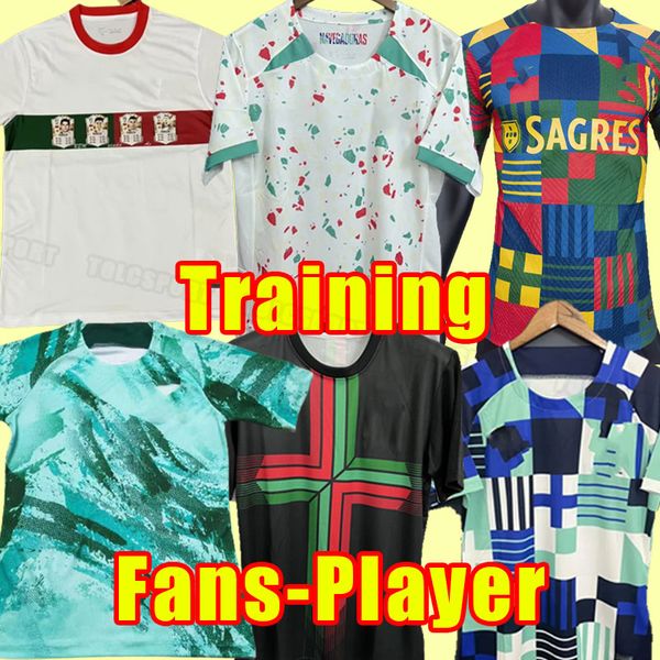 

2023 men soccer jerseys portuguesa joao felix bruno fernandes bernardo andre silva diogo j. fans player version football shirt camisa de fut, Black;yellow