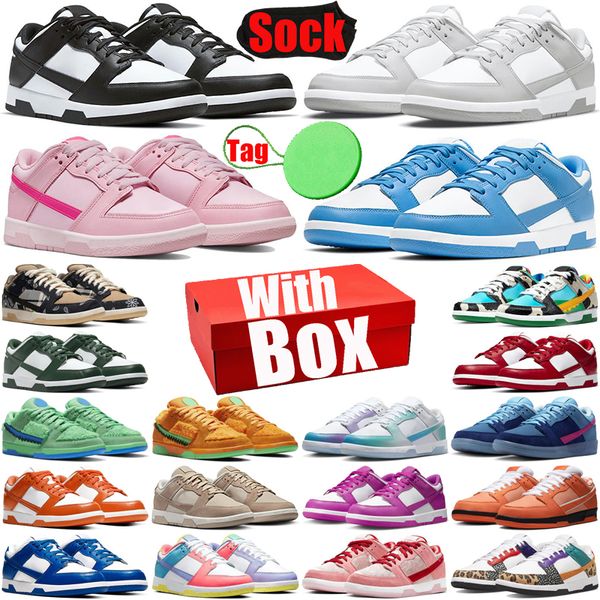 

with box panda running shoes for mens womens sanddrift gai university blue red triple pink grey fog men women trainers sneakers runners size