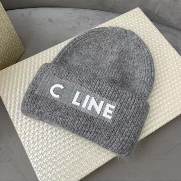 

Beanie Knitted Beanie CELINF Cap Designer Women's Woolen Hat Letter Autumn/winter Fashion Brand Hip Hop Thickened, 12
