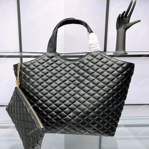 

icare maxi bag 58cm and 48cm designer bag women tote bags attaches crossbody shopping beach famous large totes shoulder purse genuine handba