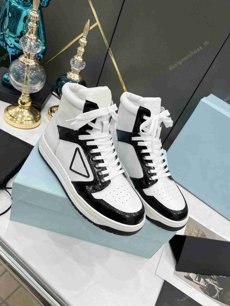 

brand men sneakers casual shoes prax technical fabric re-nylon breathable comfort chunky rubber lug sole walking party wedding sports footwe, Black