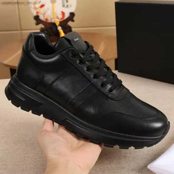 

nylon sneakers model prax 01 mens thick-soled daddy shoes ultra-light fashion casual simple design size 38-45 with original box, Black