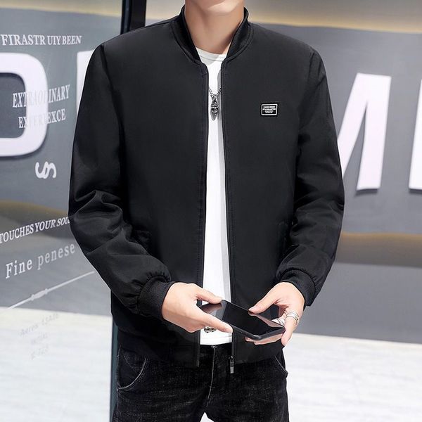 

men's jackets baseball brand  vintage bomber coats letter embroidery autumn men hip hop loose varsity, Black;brown