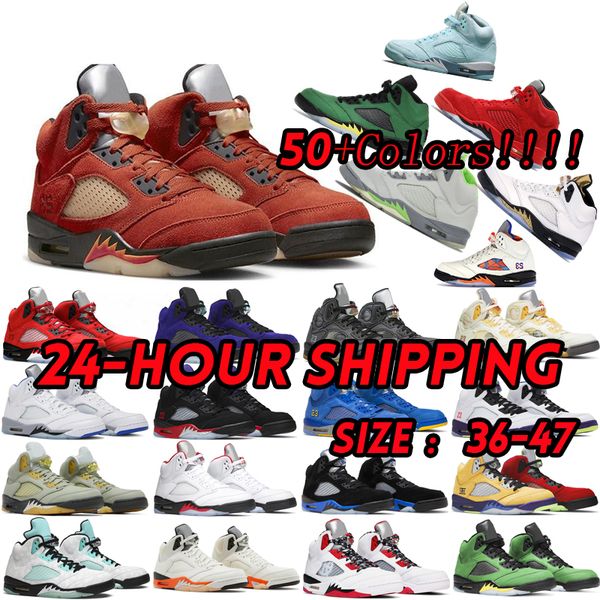 

designer fire red 5 jumpman 5s mens basketball shoes racer blue unc crimson bliss burgundy green bean oreo black metallic mars for her easte