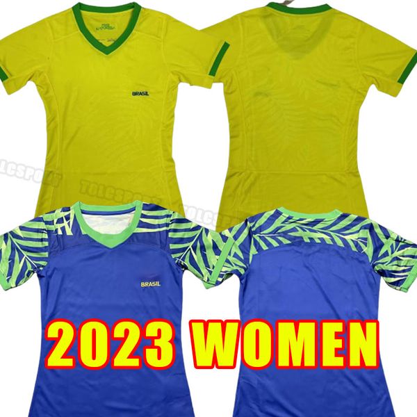 

women brazilies soccer jerseys 2023 2024 camiseta de futbol paqueta coutinho firmino brasil 23 24 maillots neymar jr vini silva dani alves h, Black;yellow