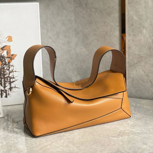 

love puzzle hobo underarm bag nappa calfskin shoulder bags 10a soft leather handbags luxury designer geometry shoulder backpack large capaci