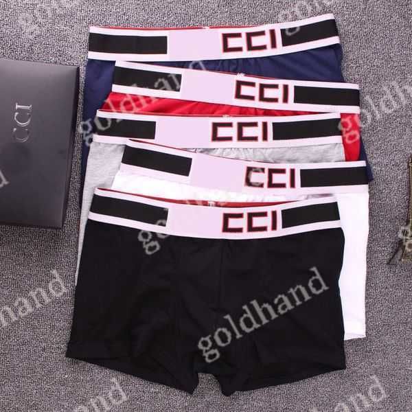 

mens underwear designer boxer solid color letter printed underpants pure cotton breathable sport shorts 3pce/lotclfa, Black;white