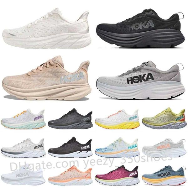 

shoe one hoka bondi 8 athletic running sneakers hokas clifton 8 9 carbon x 2 kawana challenger atr 6 on cloud blue fog eggnog shifting sand