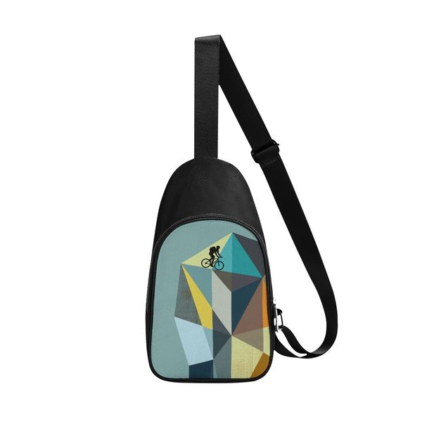 

diy custom men's chest bags women's shoulder bags chest bags green lovely production of personalized exclusive custom couple gifts