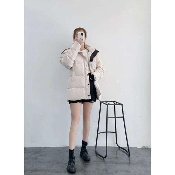 

men's down jacket women's canadian gooses parkers winter thick coats femalecawu 11764, Black