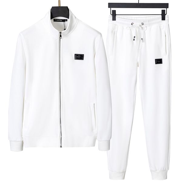 

mens running tracksuits men sportswear suits spring and autumn long-sleeved two-piece sportswear jogging jacket + pants, Gray