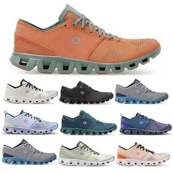 

cloud x running shoes man woman clouds onclouds 1 5 rust red run workout and cross trainning 2023 men women designer trainer sneaker 5.5 - 1