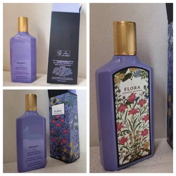 

luxuries flora perfume 100ml women perfumes eau de parfum 3.3fl.oz long lasting smell blossom fruit flower edt lady spray fragrance cologne