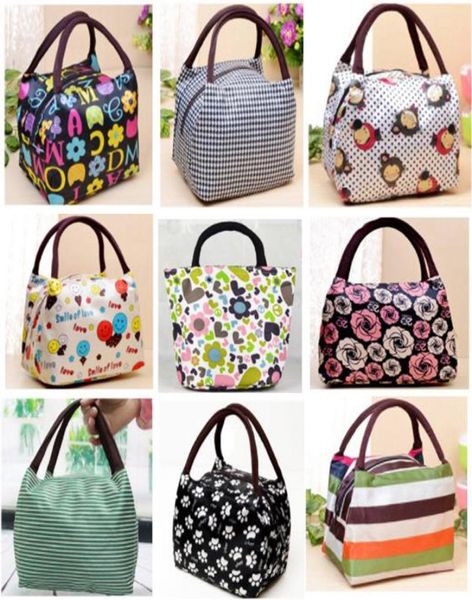 

pg91 canvas bags waterproof cloth handbag lady bag convenience bags lunch box bag printed oxford bagttotes clutch bags9727207