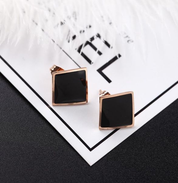 

stainless steel letter brand hoop earrings women0123453067678, Silver