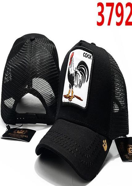 

luxury design animal cock the new polo mesh baseball cap fashion european american outdoor sport bone golf visor casq7079071, Blue;gray