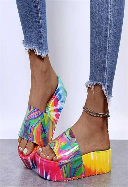 

sandals plush faux fur women shoes female slippers outdoor platform woman slipper casual 2021 fashion summer ladies flat shoes y118399140, Black