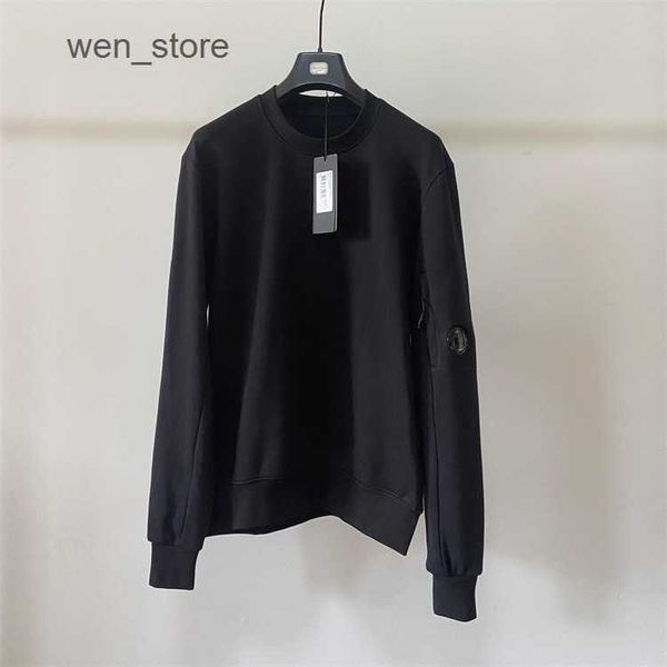 

cp jacket men's hoodies sweatshirts cp hooded jackets windproof storm cardigan overcoat fashion company hoodie zip fleece lined coat me, Black