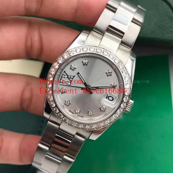 

wristwatches 36 mm 31 mm 279173 279178 279135 279174 stainless steel diamond bezel asia 2813 movement automatic ladies wris274g, Slivery;brown