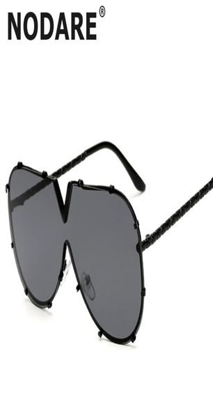 

2020 new fashion brand designer large frame sunglasses women vintage men sun glasses retro gradient square v style uv400 eyewear4634874, White;black