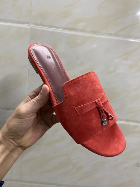

2023 women fashion velvet cloth slipper fashion trends platform sandals with box and dust bags size 36-42, Black