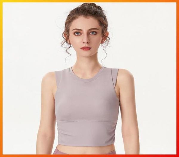 

yoga summer new women039s crop sleeveless shockproof sports yoga running fitness vest7029550