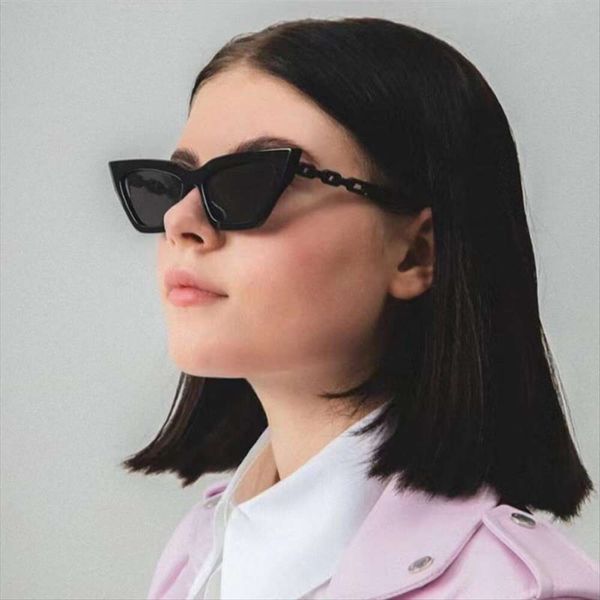 

hollowed out cat eye sunglasses instagram stylish fashion punk, White;black