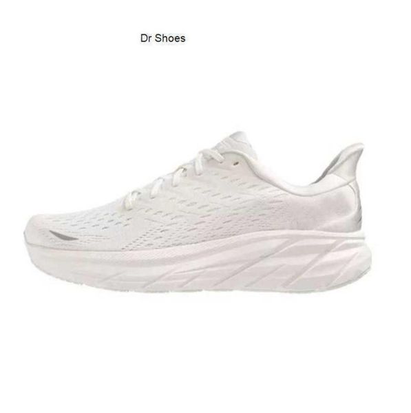 

designer hoka one clifton 8 running shoes white training sneakers womens mens sports shoe whole 36451209020