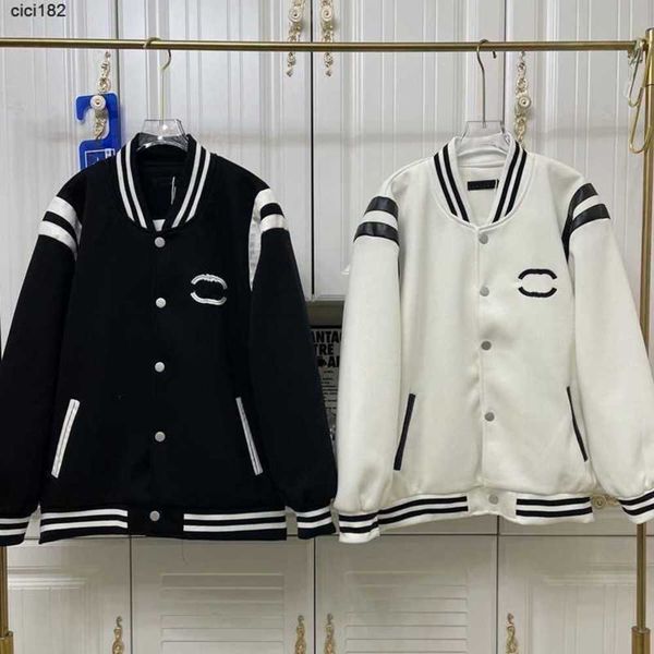 

fashion brand designer jackets channel varsity men women baseball hip hop harajuku two cs letter embroidery streetwear mens and womens luxur, Black;brown