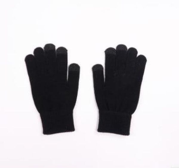 

2018 brand knit gloves man woman warm mittens plus velvet thicken gloves for touch screens wool cashmere s10253981896, Blue;gray