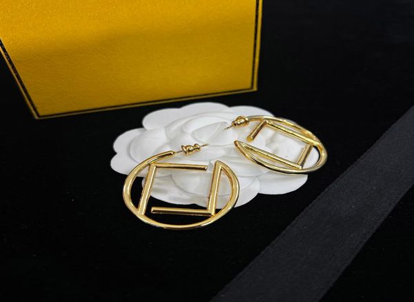 

men designer earrings fashion gold hoop earrings luxury lady women hoops earring party engagement jewelry for bride studs lovers g6491249, Golden;silver