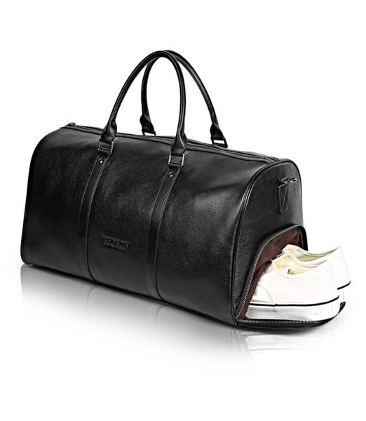 

big large genuine leather men travel bags overnight duffel bag weekend travel huge tote bags crossbody tpnuo7815537